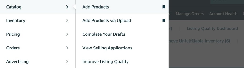 How to add products in Amazon Seller Central