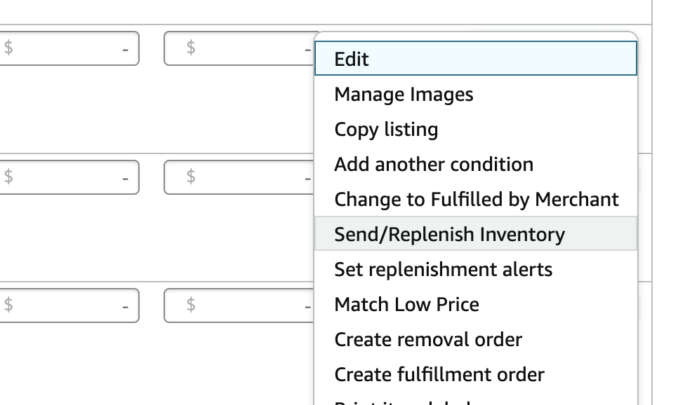 How to create and manage FBA shipments on the Seller Central dashboard