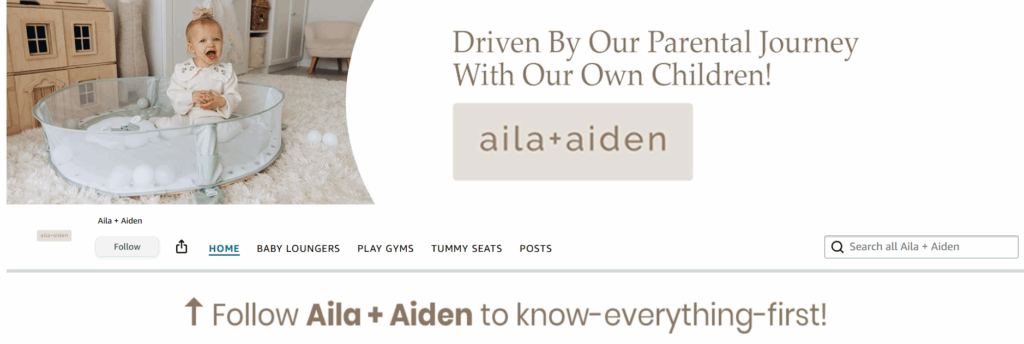 Brand logo displayed on the storefront HD banner