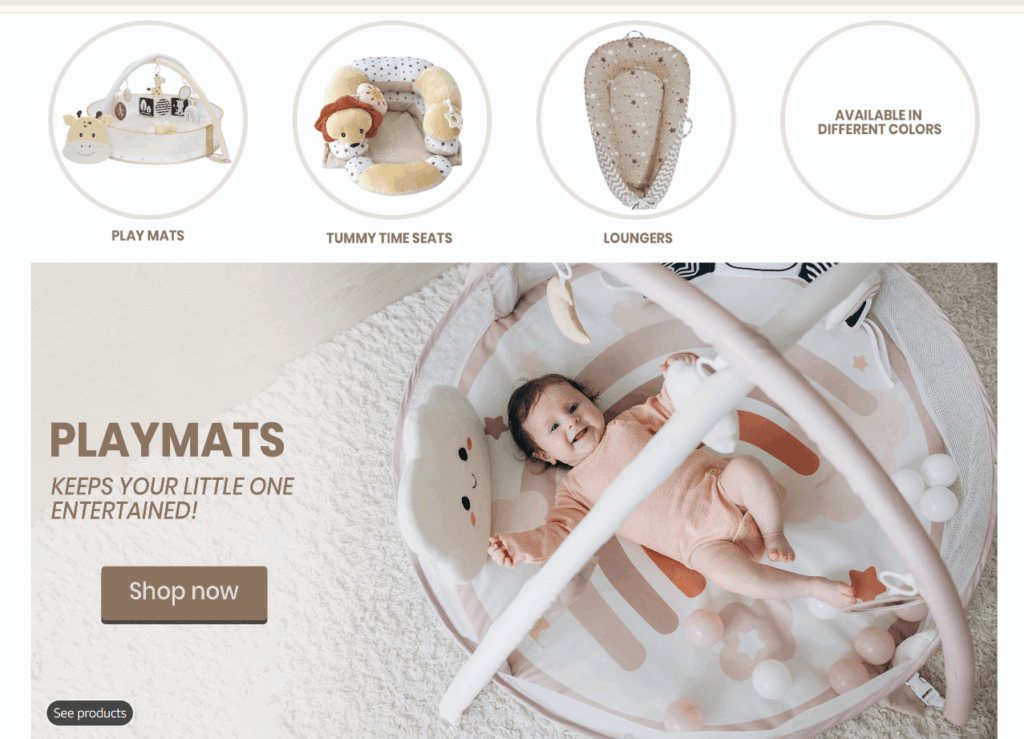 Lifestyle image of product displayed in a modern bedroom