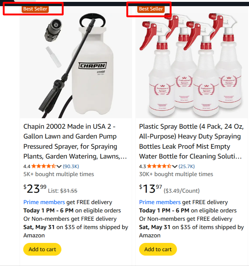 Aim for Amazon’s top badges