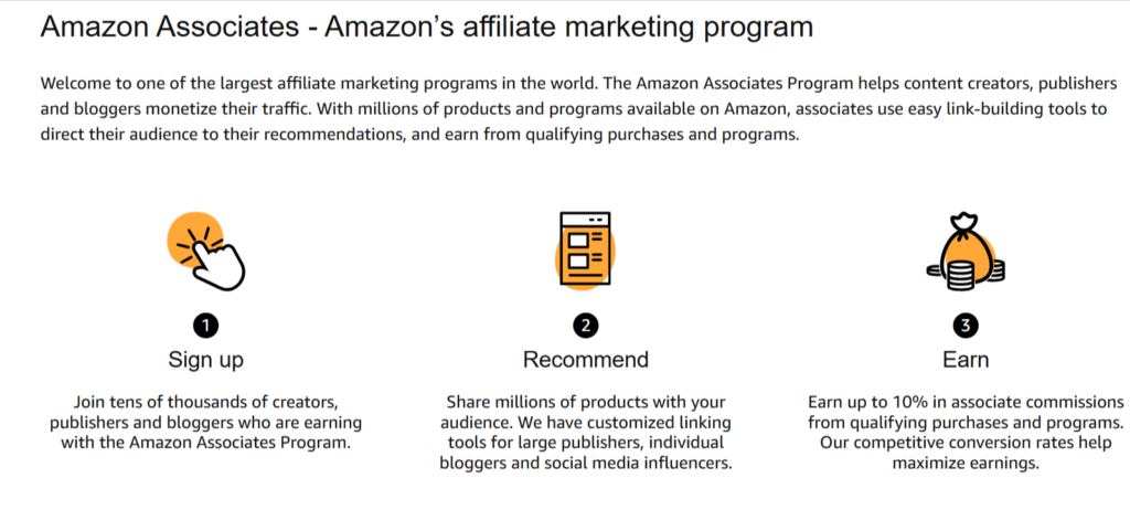Amazon Associates Program—Sell Products on Amazon Without Inventory