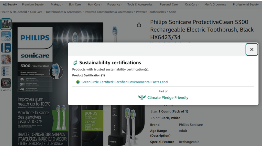 Understanding the Amazon Climate Pledge Friendly Badge