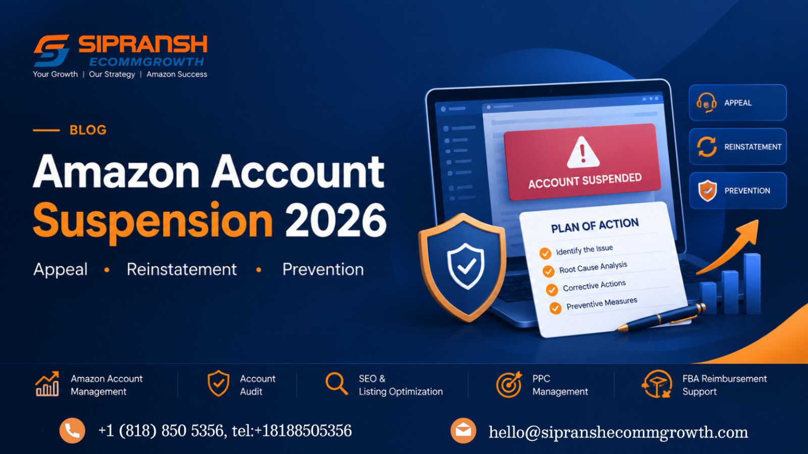Amazon Account Suspension in 2026: Complete Guide to Appeals, Reinstatement & Prevention